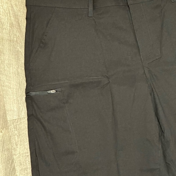 Men's Weatherproof 44 XXL 2XL Chino Khakis Shorts Black Golf Stretch NWT - Picture 9 of 11
